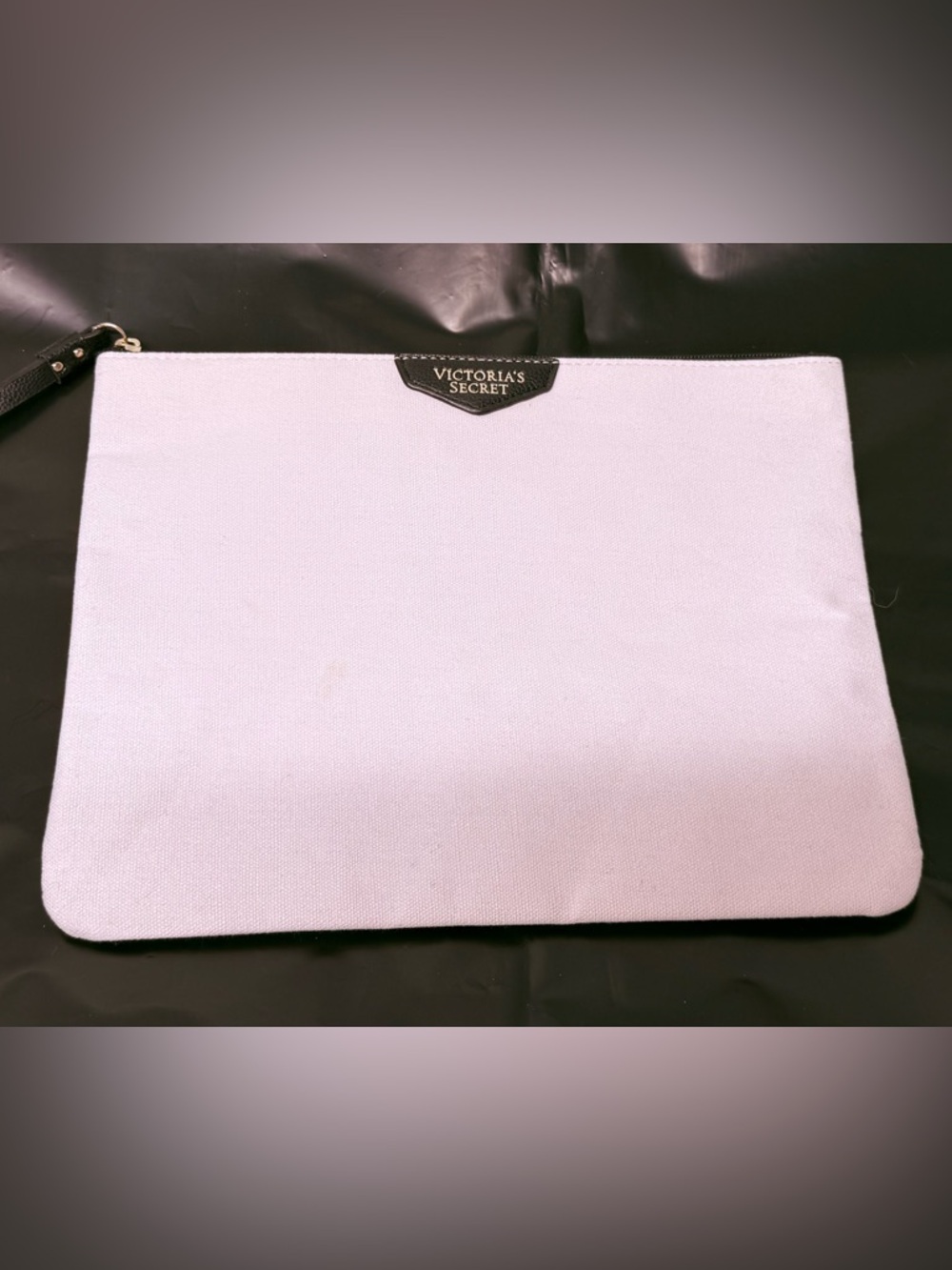 Victoria's Secret Light Pink Canvas Wristlet Pouch